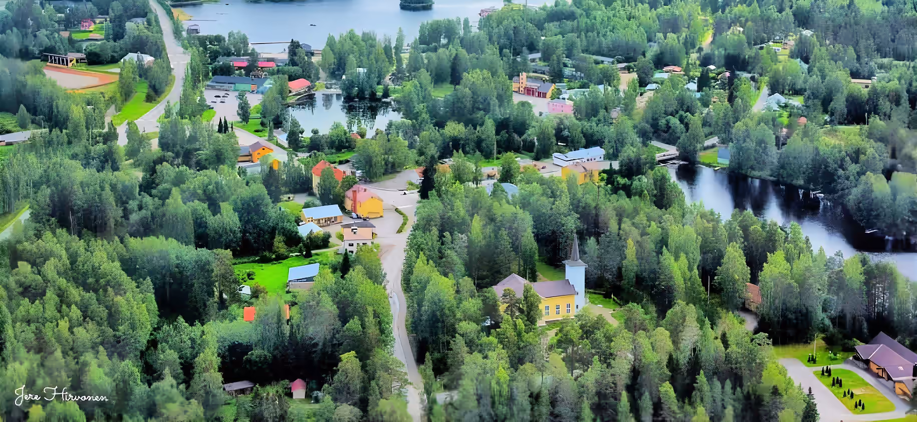Savonranta luchtfoto Savonranta luchtfoto